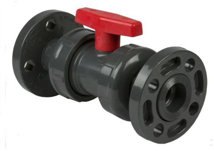 TU BALL VALVE 1" FLANGED EPDM SCH80 CPVC