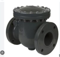 2 CPVC SWING CHECK VALVE FLANGED EPDM