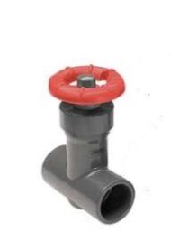 1" CPVC PLUG GATE VALVE EPDM RING SOC END TYPE