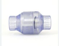1 PVC CLEAR UTILITY SWG CHK VALVE SOC EPDM