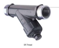 1" PVC T STRAINER SR THREADED ENDS EPDM RING